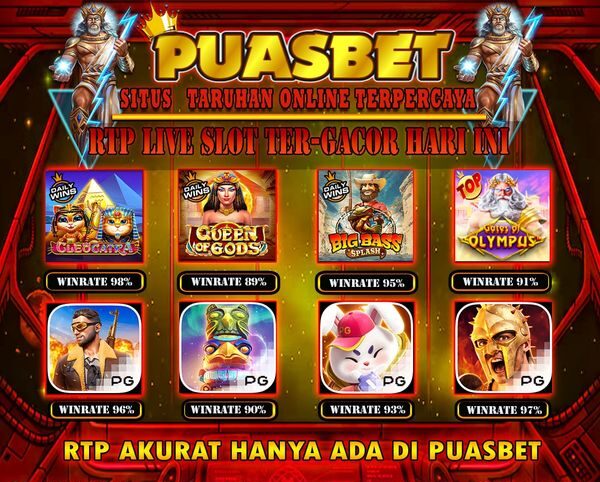 INFO SLOT GACOR PUASBET 01 NOV 2023