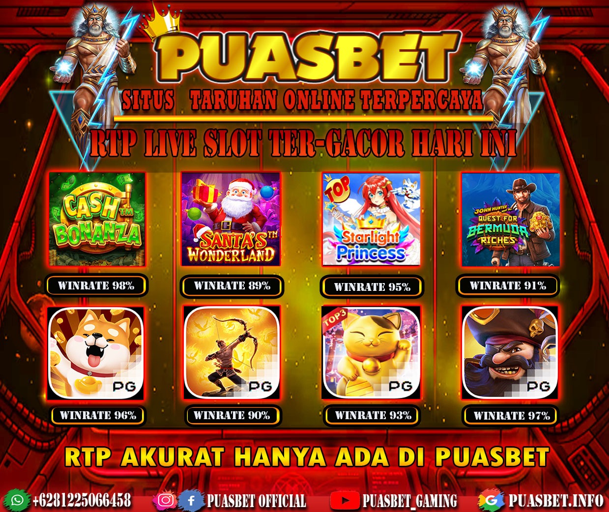 INFO SLOT GACOR PUASBET 10 NOV 2023