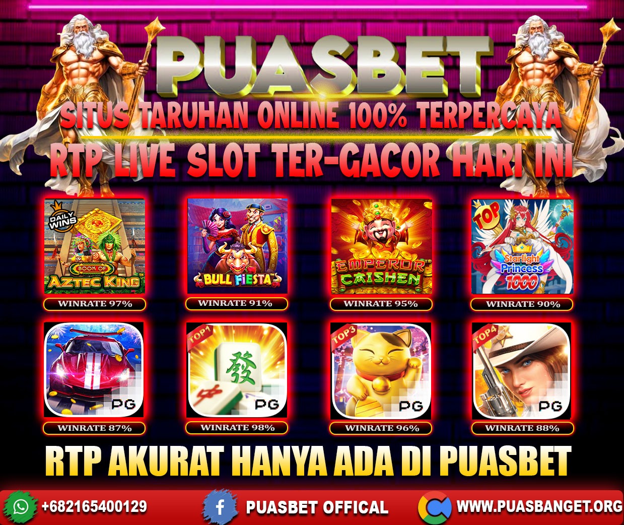 INFO SLOT GACOR PUASBET 12 DES 2023