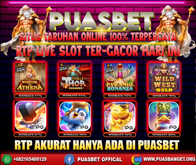 INFO SLOT GACOR PUASBET 13 DES 2023