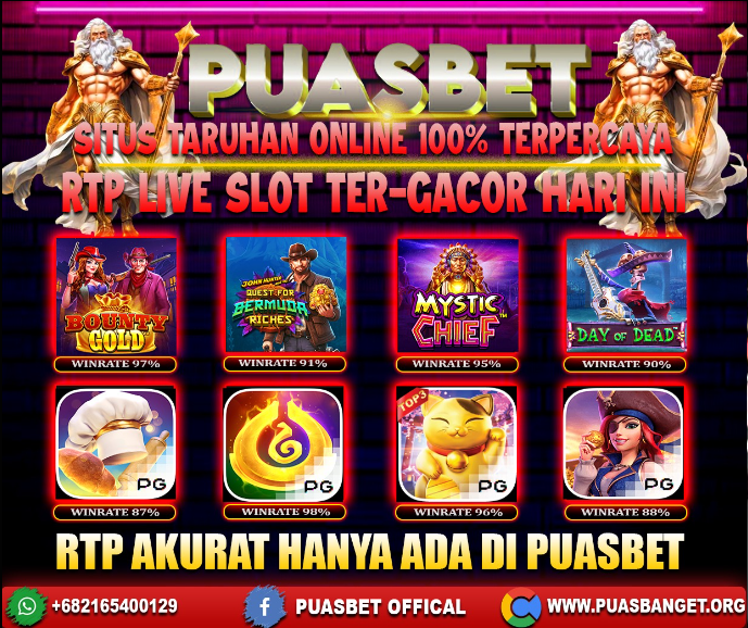 INFO SLOT GACOR PUASBET 14 DES 2023