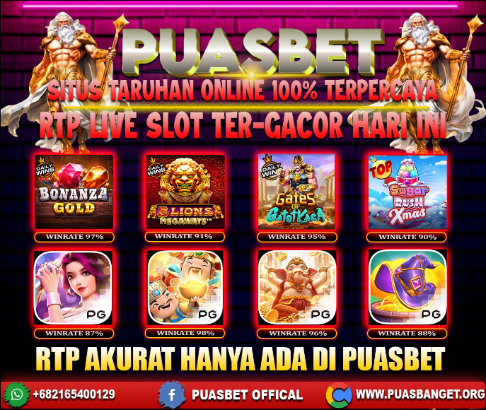 INFO SLOT GACOR PUASBET 18 DES 2023