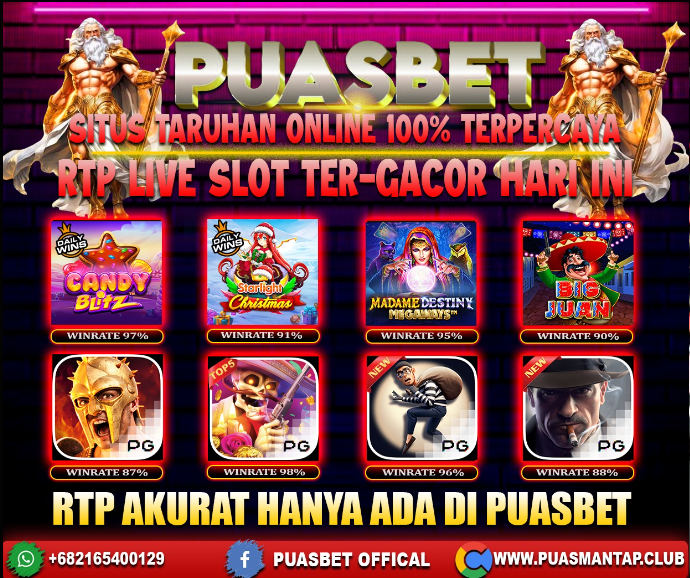 INFO SLOT GACOR PUASBET 19 DES 2023