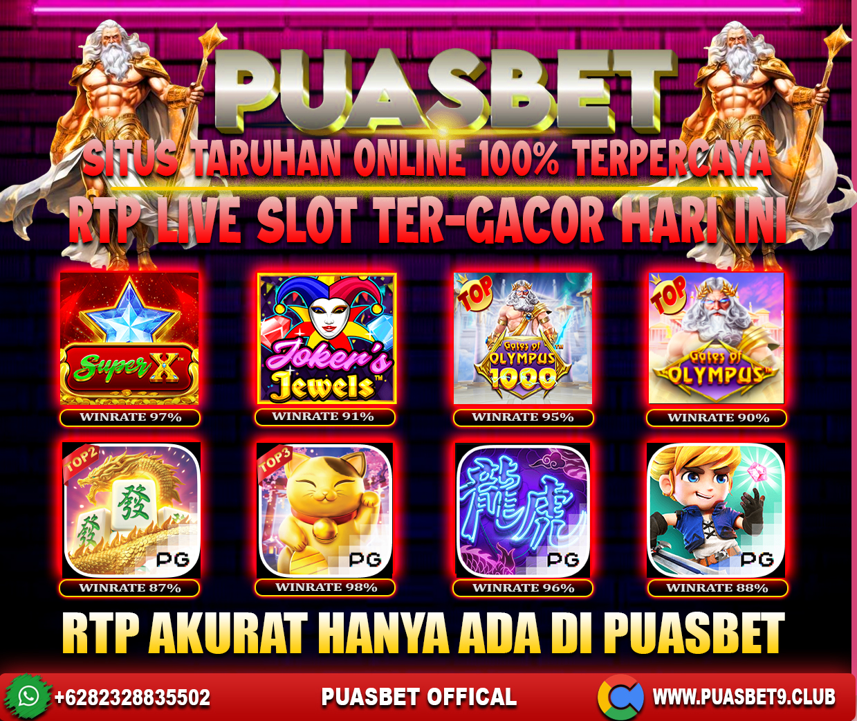 INFO SLOT GACOR PUASBET 14 FEB 2024