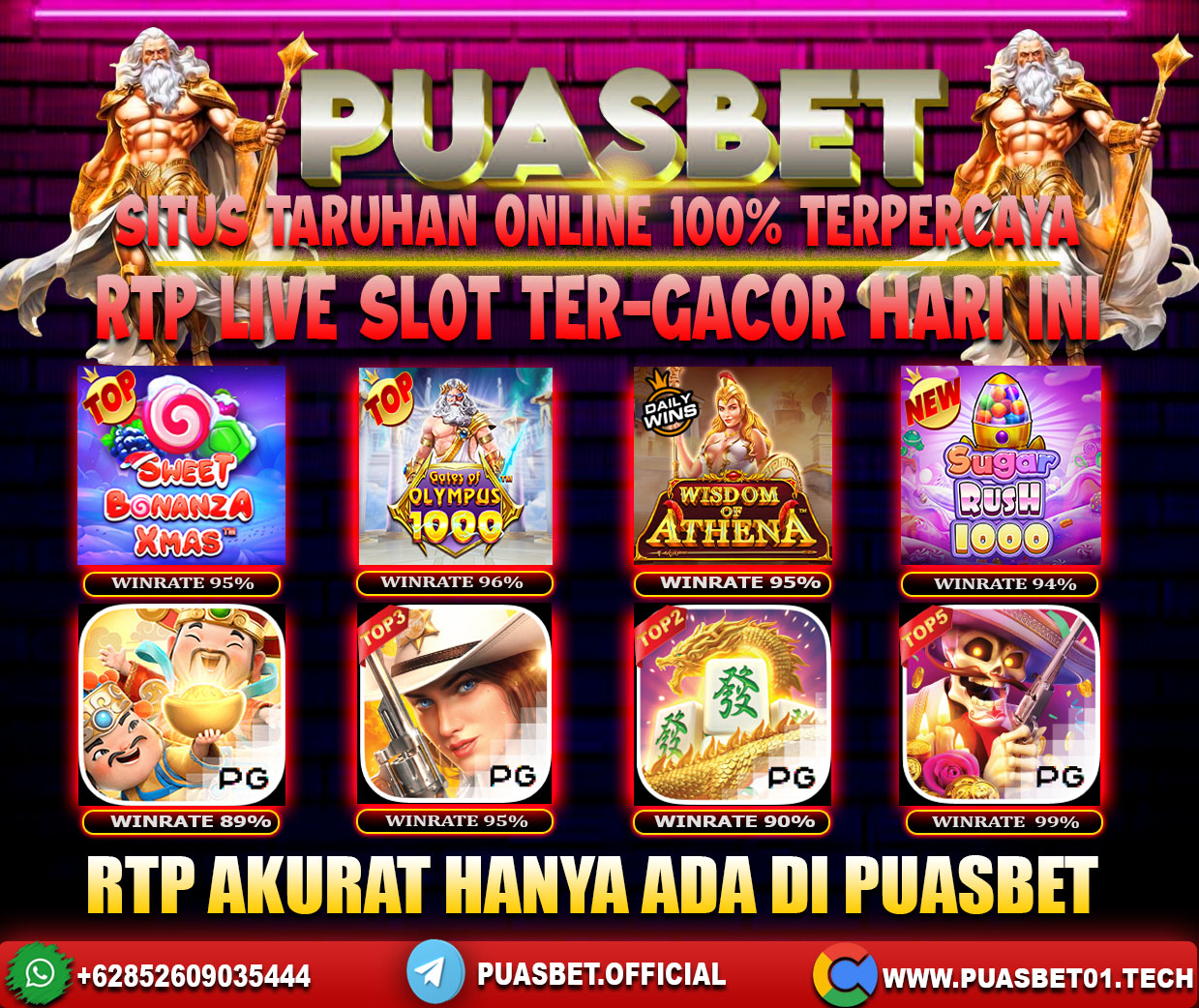 INFO SLOT GACOR PUASBET 13 APRIL 2024