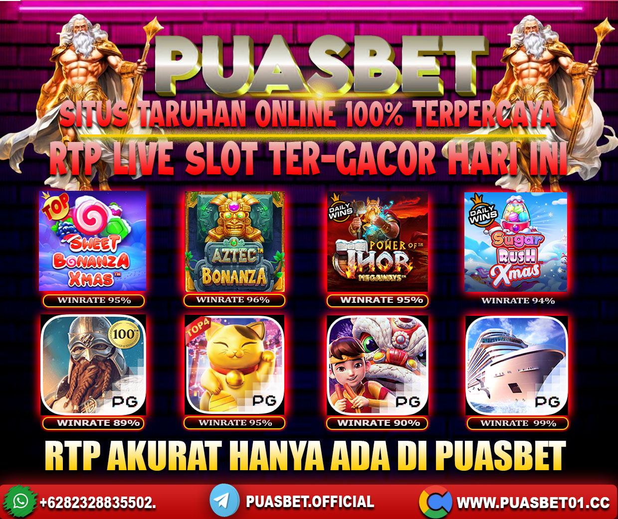 INFO SLOT GACOR PUASBET 02 APRIL 2024