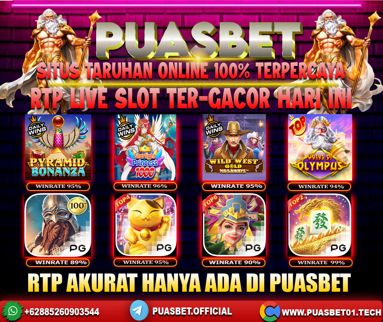 INFO SLOT GACOR PUASBET 15 APRIL 2024