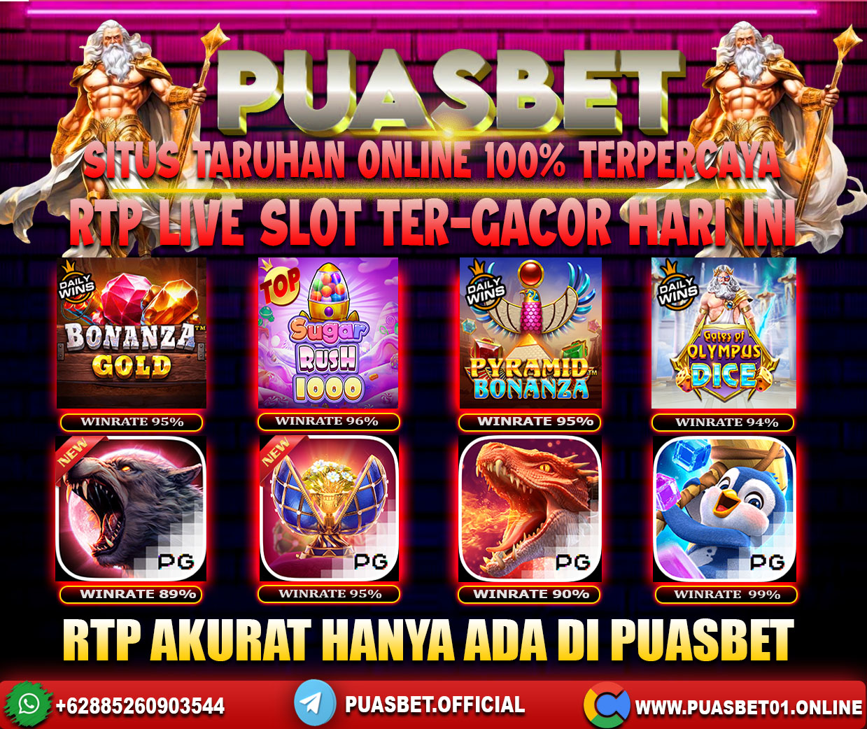 INFO SLOT GACOR PUASBET 19 APRIL 2024