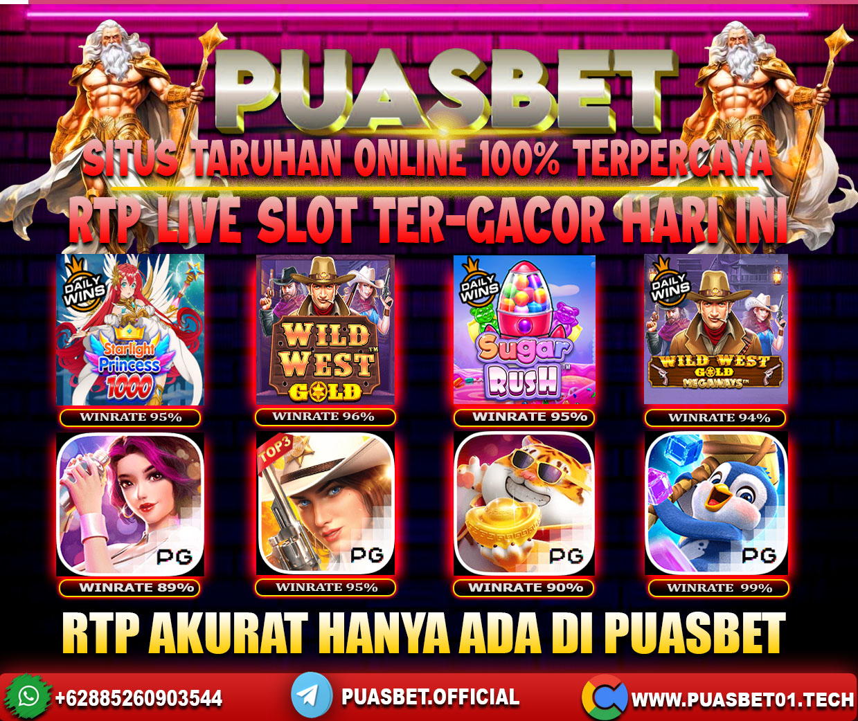 INFO SLOT GACOR PUASBET 17 APRIL 2024